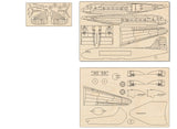 Douglas-DC-3-dekoratives-flugzeug-Holz-bausatz