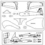 Extra 230 Laser Deko Flugzeugmodell Bausatz | Pure Planes
