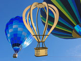 Heißluftballon Modell Bausatz aus Holz zum Zusammenbauen