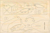 Tragschrauber Gyrocopter AutoGyro Calidus Holzmodell Pure Planes