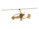 Autogyro Calidus Tragschrauber Deko Holzmodell pure planes