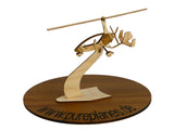 Autogyro Calidus Tragschrauber Deko Holzmodell pure planes