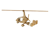 Autogyro Cavalon Holz Modell Bausatz Standmodell von Pure Planes