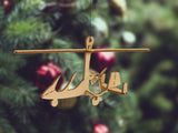 Ultraleichtflugzeuge Weihnachtsbaum Anhänger Set C