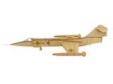Lockheed F-104 Starfighter Flugzeugmodell aus Holz zur Dekoration