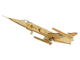 Lockheed F-104 Starfighter Flugzeugmodell aus Holz zur Dekoration