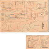 Messerschnitt BF 1098 Flugzeugmodell Holz Bausatz zur Dekoration