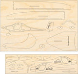 Pipistrel Sinus Ultraleichtflugzeug Modell Bausatz
