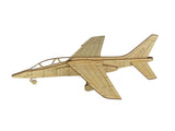 Alpha Jet Flugzeugmodell aus Holz zur Dekoration