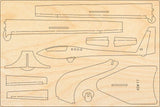 ASW 17 Segelflugzeug Modell Bausatz aus Holz