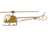 Hubschraubermodell Bell 47 aus Holz zur Dekoration von Pure Planes
