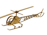 Hubschraubermodell Bell 47 aus Holz zur Dekoration von Pure Planes
