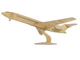 Boeing 727 200 Flugzeug Modell Bausatz aus Holz zur Dekoration
