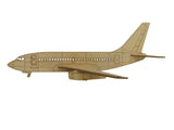 Boeing 737 200 Flugzeug Modell Bausatz aus Holz zur Dekoration