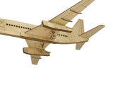Boeing 737 200 Flugzeug Modell Bausatz aus Holz zur Dekoration