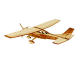 Cessna 206 Flugzeug Standmodell zur Dekoration aus Holz