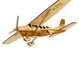 Cessna 206 Flugzeug Standmodell zur Dekoration aus Holz