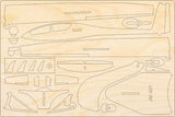 Flugzeugmodell Bausatz der DG 1000 aus Holz