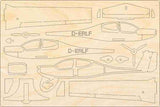 Diamond DA 40 Star Flugzeugmodell Bausatz aus Holz