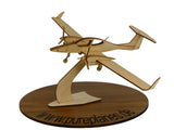 Diamond Da42 Flugzeugmodell aus Holz