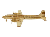 Douglas DC6 dekoratives Flugzeugmodell aus Holz