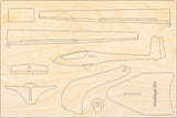 Glasflügel 304 Flugzeugmodell Bausatz aus Holz