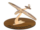 Grunau Baby 3 Segelflugzeug Deko Modell aus Holz