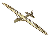 Grunau Baby 3 Segelflugzeug Deko Modell aus Holz