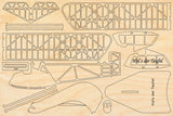 Hol´s der Teufel Segelflugzeug Modell Bausatz aus Holz