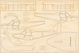Holzmodell Bausatz der IPC Savannah für Ultraleichtpiloten