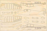 Jodel 1050 Ambassadeur Flugzeugmodell Bausatz aus Holz