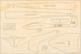 LS1f Flugzeugmodell Bausatz aus Holz zum Zusammenbauen