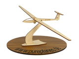 Rolladen schneider LS1 f Segelflugzeug Holzmodell auf einem Ständer