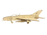 Mig 21 Flugzeug Modell von Sigmund Jähn aus Holz