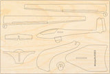 Mosquito H-303 Flugzeugmodell Bausatz aus Holz