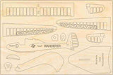 Musterle von Wolf Hirth Segelflugzeug Deko Modell Bausatz