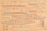 Pilatus Porter Holzflugzeugmodell Bausatz aus Holz
