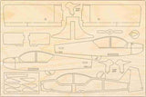 Robin 2160 Alpha 160 Dekomodell Bausatz aus Holz Pure Planes