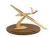 Schempp Hirth SHK-1 Segelflugzeug Modell auf einem Ständer