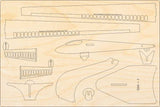 Schempp Hirth SHK-1 Flugzeugmodell Bausatz aus Holz