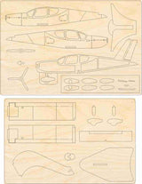 Socata TB10 Tobago Flugzeugmodell Bausatz aus Holz von Pure Planes