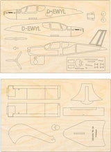 socata tb20 trinidad flugzeugmodell holzbausatz-pure planes