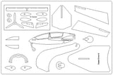 Speed Canard Flugzeugmodell Holz Bausatz