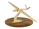Segelflugzeug Modell Bausatz der Standard Austria auf einem Ständer