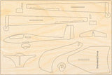 Standard Cirrus Modell Bausatz aus Holz