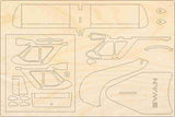 Swan 120 Bausatz aus Holz von Pure Planes