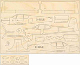 Vans RV10 Modell Bausatz aus Holz zum Zusammensetzen