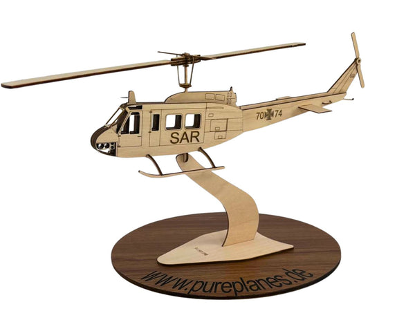 Bell UH 1d  Huey Deko Hubschrauber Modell Bausatz | Pure Planes