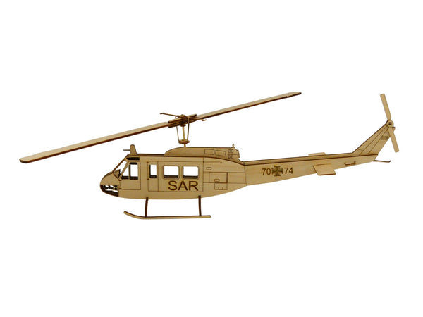 Bell UH 1d  Huey Deko Hubschrauber Modell Bausatz | Pure Planes