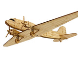 Douglas-DC-3-dekoratives-flugzeug-Holz-modell-bausatz-pureplanes